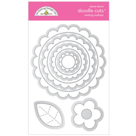 Nesting Scallops Doodle Cuts Stand Alone - Doodlebug
