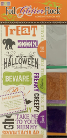 Foil Glitter Flock Halloween Kit - We R Memory Keepers