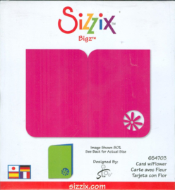 Bigz Card with Flower - Sizzix