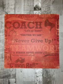 Orange Coach Collage - Karen Foster