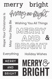 Merry & Bright Clear Stamps - My Favorite Things