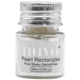 Pure Sheen Gemstones Pearl Rectangles - Nuvo