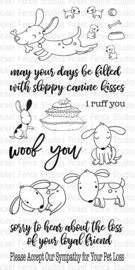 Friendly Mutts Clear Stamps - Picket Fence