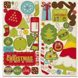 Chipboard Accents North Pole Collection - Crate Paper