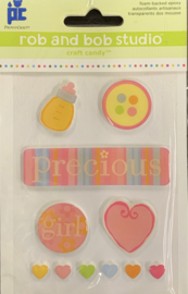 Rob and Bob Studio Precious Girl Stickers - Provo Craft