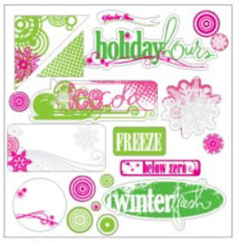 Clear Extras 12x12 Winterfresh collection - Heidi Swapp