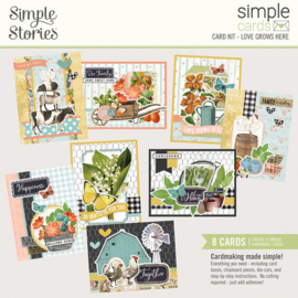 Simple Cards Love Grows Here Card Kit - Simple Stories