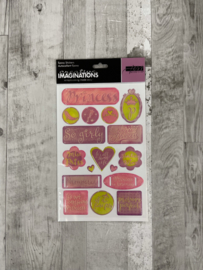 Teri Martin Princess Epoxy Stickers - Creative Imaginations