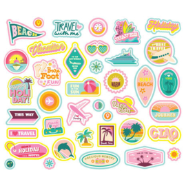 Just Beachy Sticker Bits - Simple Stories