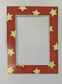 Red/Yellow Star Frame - My Mind's Eye