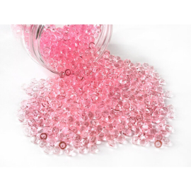 Pink Sapphire Crystalline Diamonds - Picket Fence