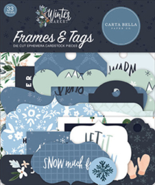 Winter Market Frames & Tags - Carta Bella