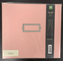 9x9 Linen Album Parfait Pink - Making Memories