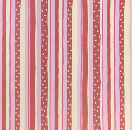 Love Line Pink Stripes by Teresa Collins - Junkitz
