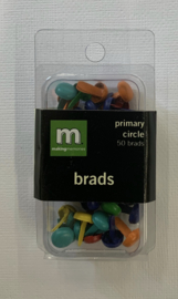 Primary Circle Brads - Making Memories