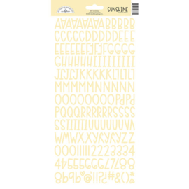 Sunshine Alpha Cardstock Stickers Bumblebee - Doodlebug