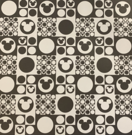 Mickey Black Checkers 12x12 - Sandylion