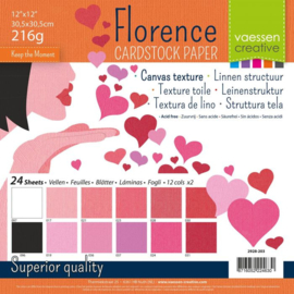 Cardstock multipak Valentine 12x12 - Florence