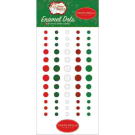 Dear Santa Enamel Dots - Carta Bella