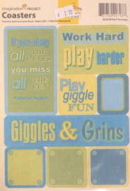 Coasters Dig it? Rectangles - Clhoe's Closet Collection