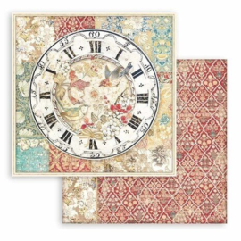 Christmas Greetings 12x12 Paper Pad -Stamperia