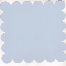 Light Denim 12x12 scalloped - Bazzill