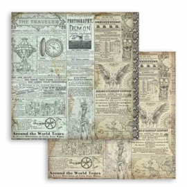 Sir Vagabond Paper Pack 12x12 - Stamperia