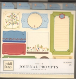 We Are Family Printed Journal Prompts Punchboard Heidi Grace