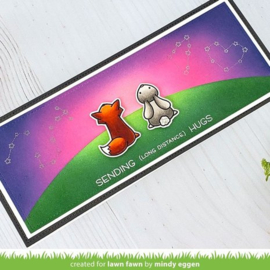 Slimline Simple Hillside Stencils - Lawn Fawn
