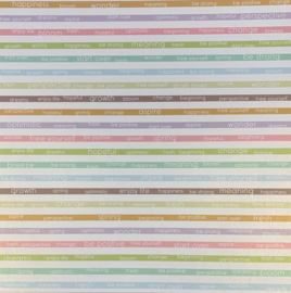 Hopeful Type Stripe (Shimmer) - KI Memories
