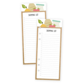 Shopping List Bookmark Tablet (A5)