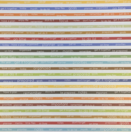 Organized Type Stripe (Shimmer) - KI Memories