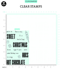 Friends Clear Stamps Cacao Kisses - Creative Craftlab
