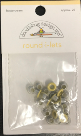 Round I-Lets Buttercream - Doodlebug