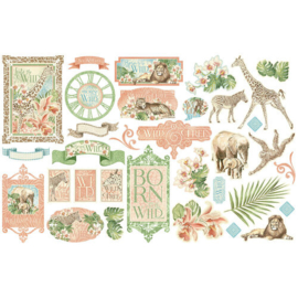 Wild and Free Ephemera Assortment - Graphic 45