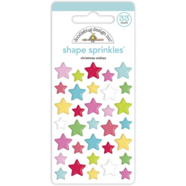 Christmas Wishes Shape Sprinkles - Doodlebug