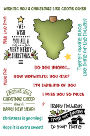 Holliday Gnomes Sentiments Clear Stamps - LDRS Creative