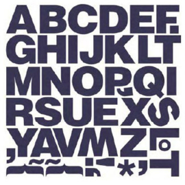 Monogram Stickers - Granola Collection BasicGrey