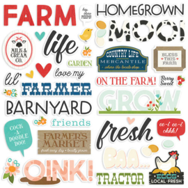 Homegrown Foam Stickers - Simple Stories