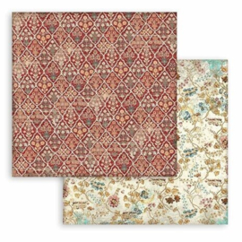 Christmas Greetings Backgrounds 12x12 Paper Pad - Stamperia