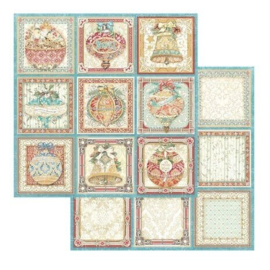 Christmas Greetings 12x12 Paper Pad -Stamperia