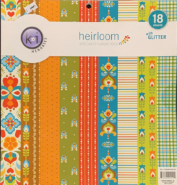 Heirloom Specialty Cardstock with Glitter - Ki Memories