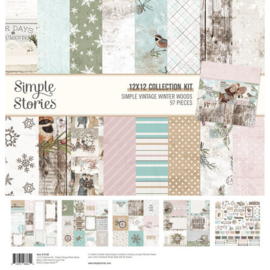 Simple Vintage Winter Woods Collection Kit - Simple Stories
