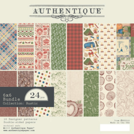 Rustic collection 6x6 paper pad - Authentique