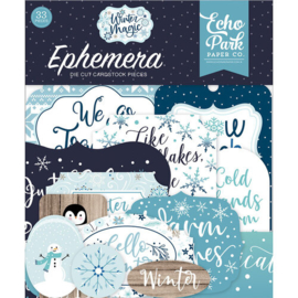 Winter Magic Die-Cut Ephemera - Echo Park