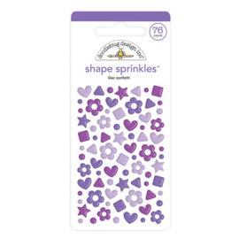 Confetti Shape Sprinkles Lilac - Doodlebug
