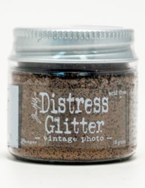 Distress Glitter Vintage Photo