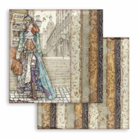 Lady Vagebond Paper Pack 12x12 - Stamperia