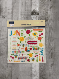 Calendar Rub-ons June - Karen Foster