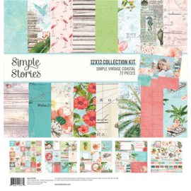 Simple Vintage Coastal Collection Kit 12x12- Simple Stories